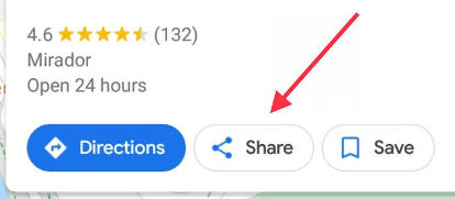 Share location in Maps