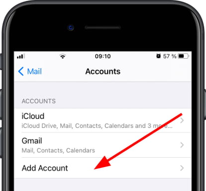 iphone reset office 365 email password