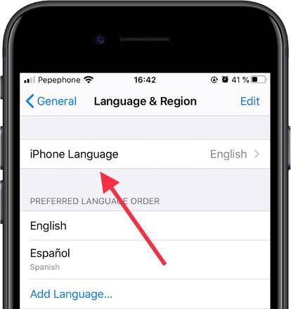 How To Change The Language On Apple Iphone 7 Plus