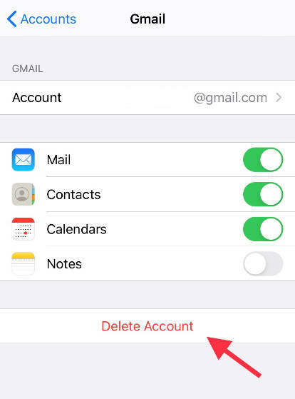 How to delete the Google account in Apple iPad mini Wi-Fi 1