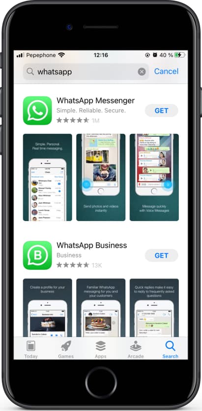 How To Install Whatsapp In An Apple Iphone 5c