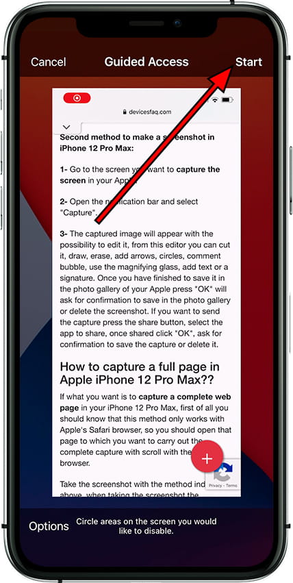 guided access on iphone 11