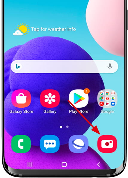 Proposal multipurpose In detail How to read or capture QR codes with a Samsung Galaxy A10