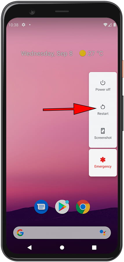 How To Reboot A Lg K40 Restart