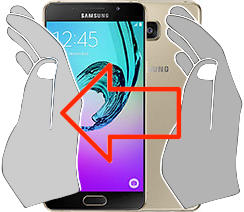 Screenshot in Samsung Galaxy A5 (2016)