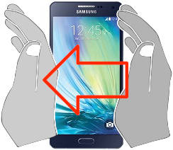 Screenshot in Samsung Galaxy A5