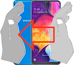 Screenshot in  Samsung Galaxy A50