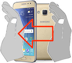 Screenshot in  Samsung Galaxy J2