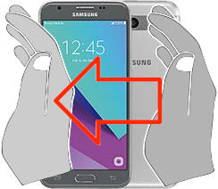 Screenshot in  Samsung Galaxy J3 Emerge
