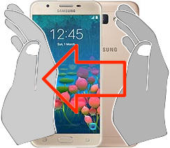Screenshot in Samsung Galaxy J5 Prime