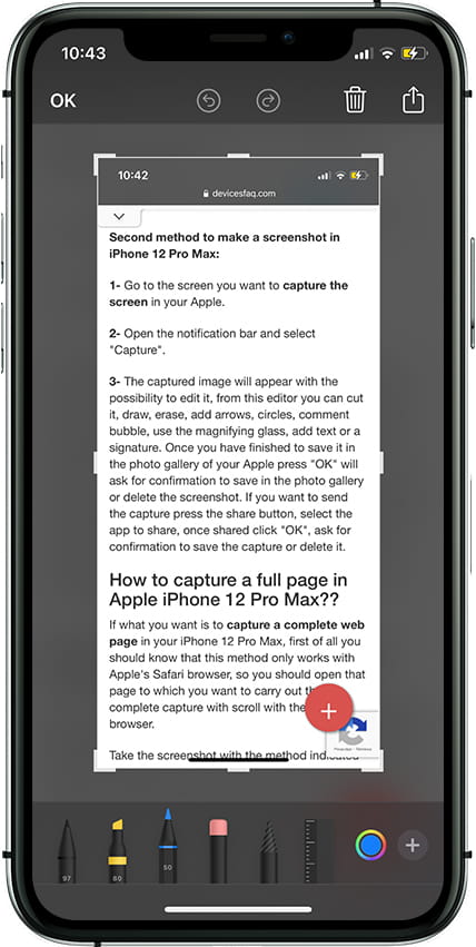 How To Make A Screenshot In Apple Iphone X