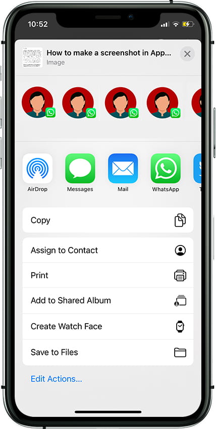 How To Make A Screenshot In Apple Iphone X